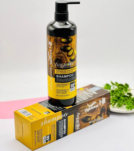 شامپو ارگان لایتنس ۹۰۰ گرم حاوی روغن آرگان